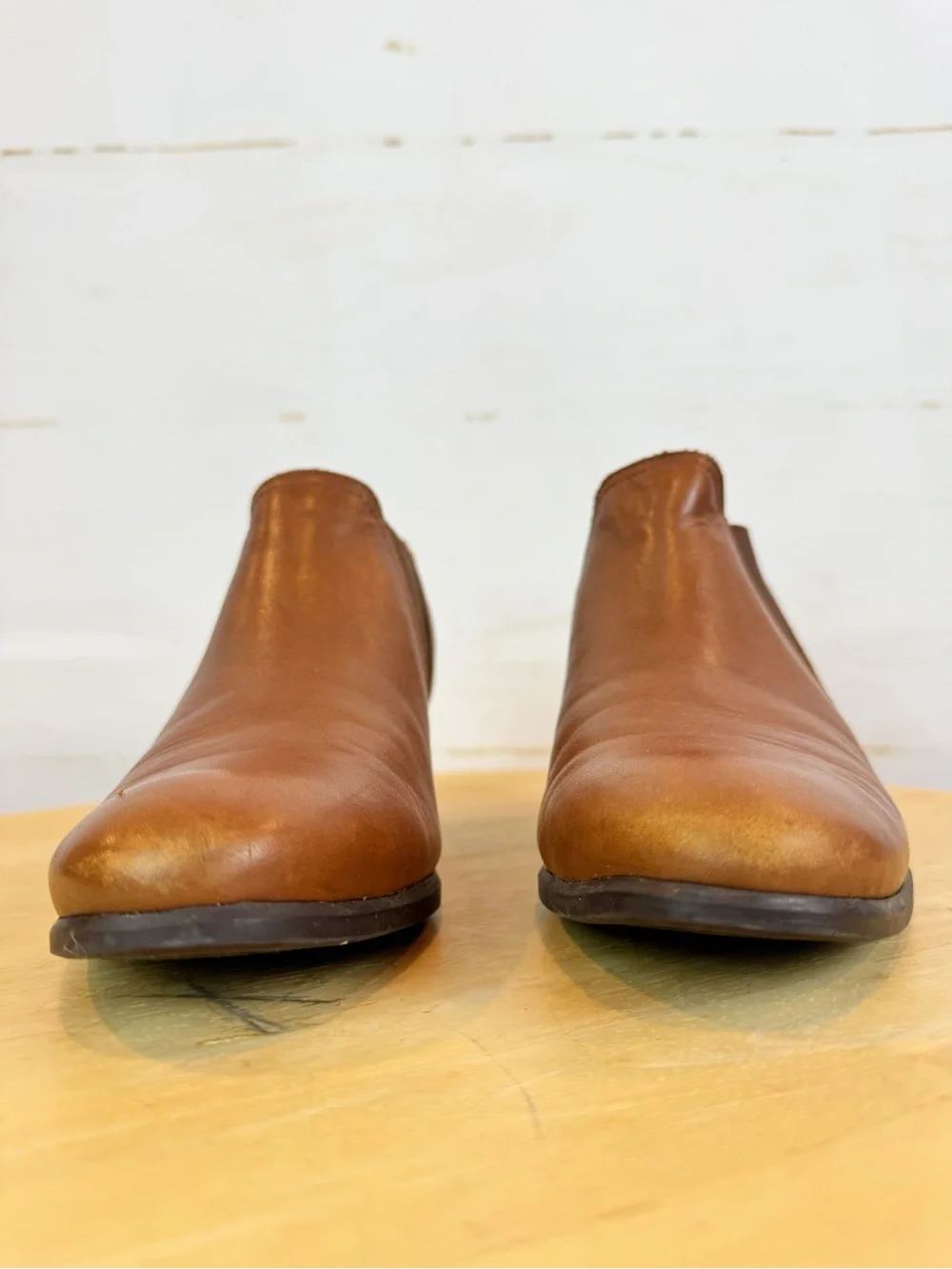 Munro | Leather Pull-On Ankle Bootie, 9.5